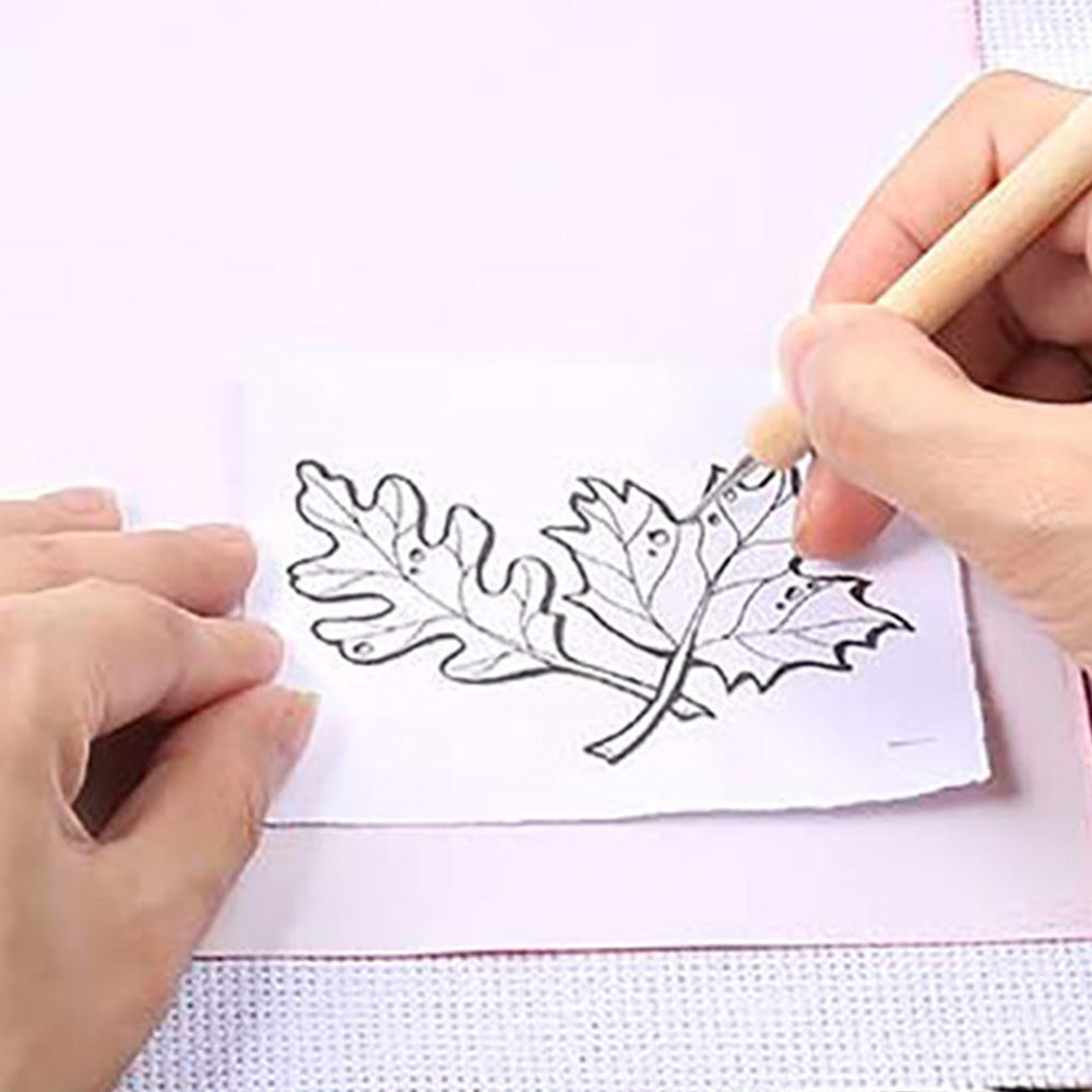 50 Sheet 5 Color Reusable Craft Transfer Paper Set for Fabric Art