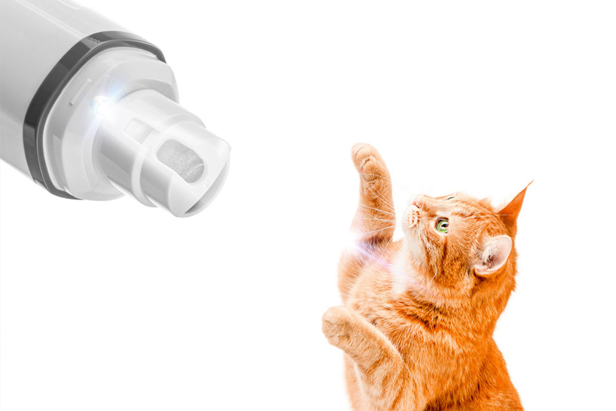 Pet Nail Grinder with LED Light Rechargeable Dog Cat Nail Trimmer