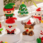 Christmas Building Blocks Set Xmas Building Figures DIY Stocking Stuffers