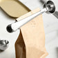 2-in-1 Coffee Scoop Bag Clip 304 Stainless Steel Spoon Bag Sealing Clip