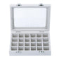 Organizer Case Box Holder Storage Jewelry Earring Ring Velvet Display Travel Portable
