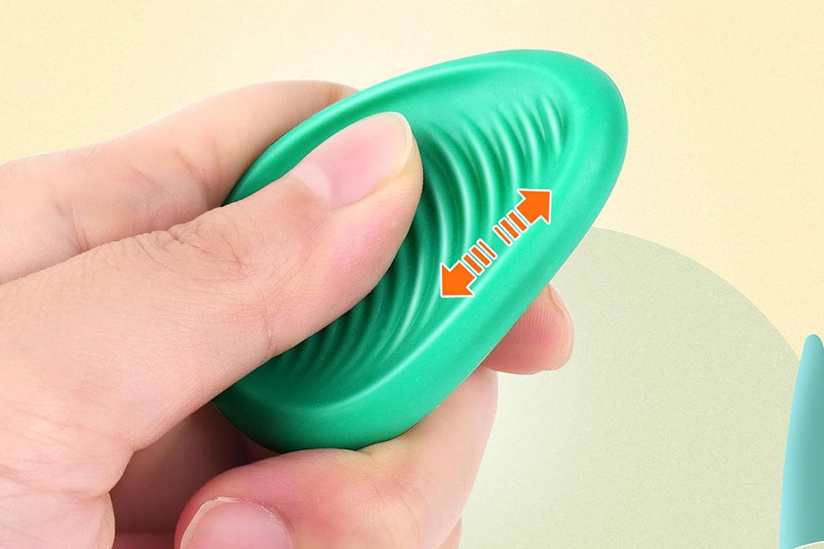 6Pcs Silicone Fidget Toy Sensory Stone Textured Worry Stone Adults Stress Relief Toy