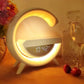 3 in 1 Night Light Bluetooth Speaker with USB Wireless Charger