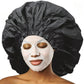 2 Pack Extra Large Waterproof Reusable PEVA Shower Caps for Long Hair