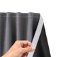 Blackout Curtains No Drill Adhesive Curtains for Bedroom Living Room Office-Grey