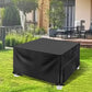 Waterproof Anti-UV Outdoor Furniture Dust Cover with Drawstring and Buckles