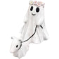 Halloween Ghost Walking Dog Statue
