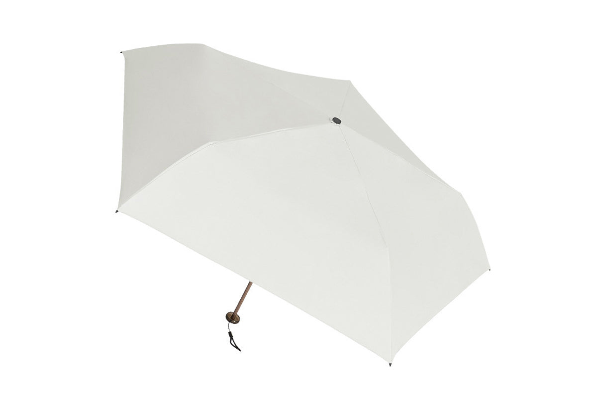 Black Coated Compact Folding Umbrella Lightweight Portable Pocket Umbrella