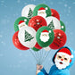 30Pcs Christmas Latex Balloons Santa Tree Party Decorations