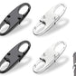 4Pcs Zipper Pull Replacement with Lock for Luggage and Suitcases