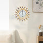 Luxury Wall Clock Metal Rhinestone-Studded Modern Silent Clock