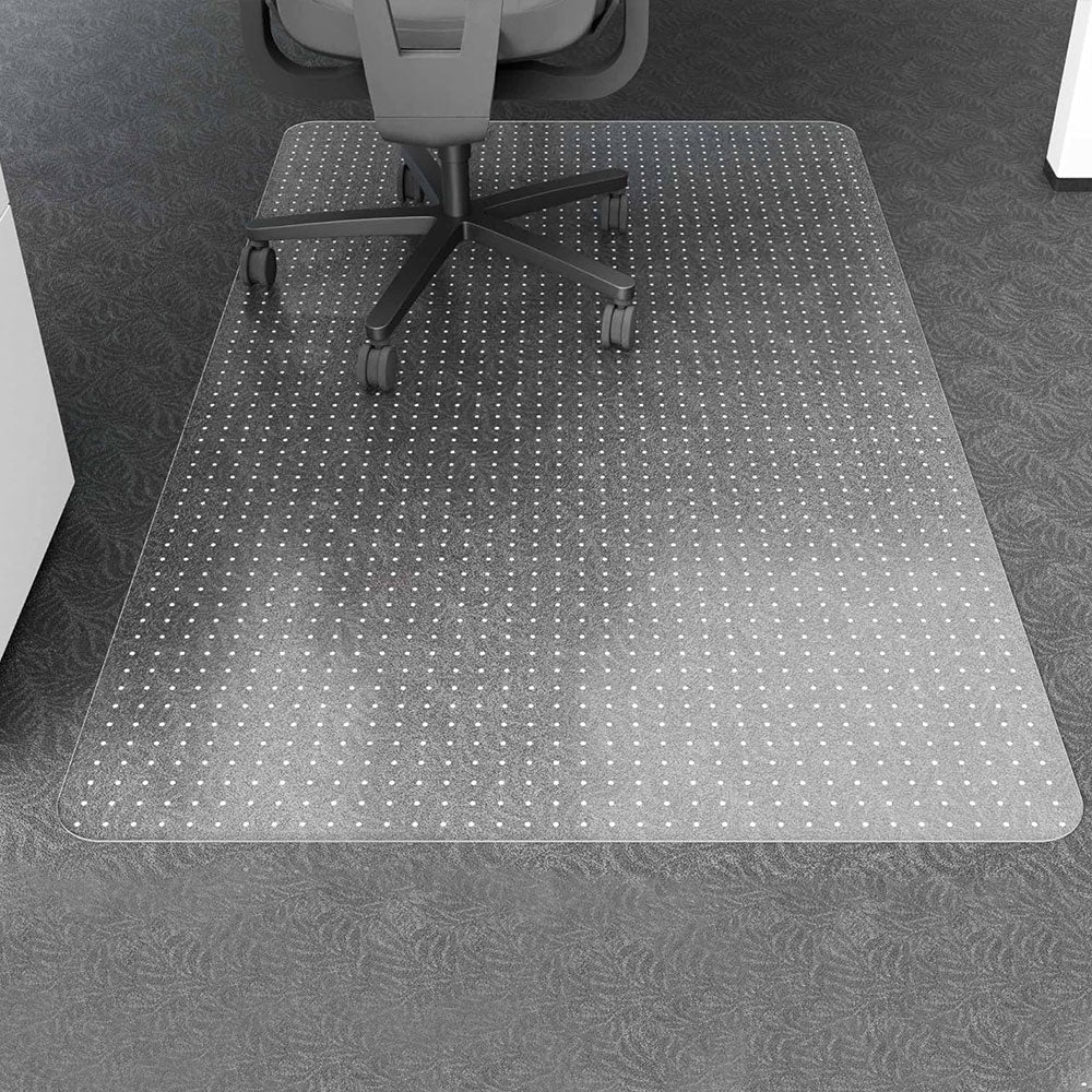 Non Slip Office Chair Desk Floor Mat Computer Carpet PVC Plastic Frosted Protector