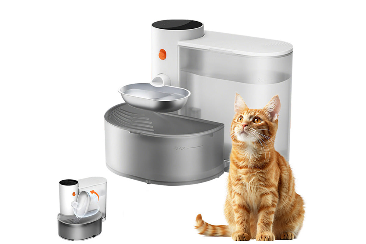 Pet Water Fountain Smart Automatic Rechargeable Water Dispenser for Car Dog