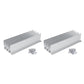 8Pcs Gutter Valley Splash Guards Rain Drip Gutter Guard for House Shingle Roofs Corner