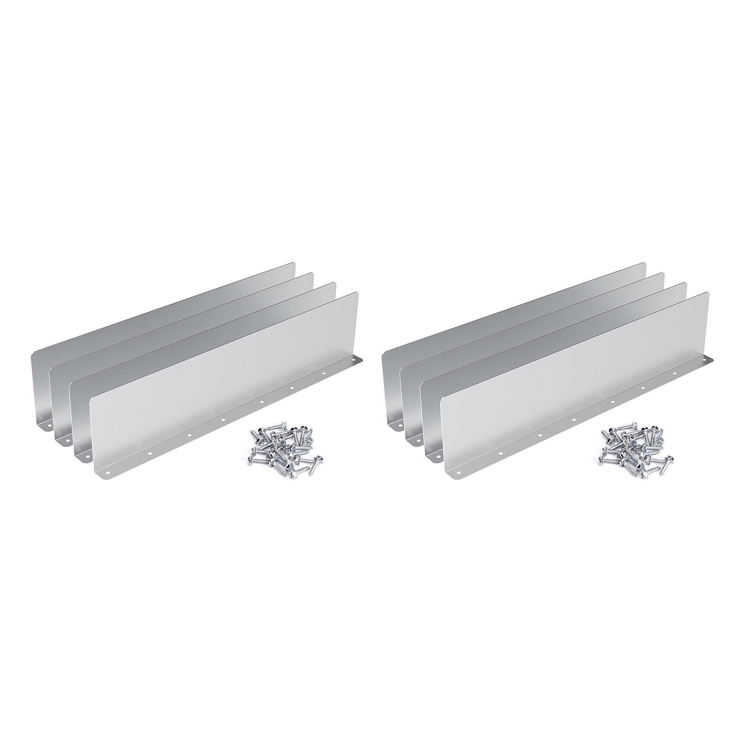 8Pcs Gutter Valley Splash Guards Rain Drip Gutter Guard for House Shingle Roofs Corner
