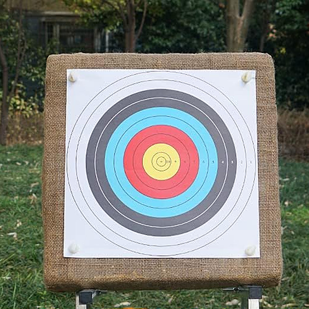 30Pcs Archery Targets Paper 10 Ring Bow Arrow Targets Face