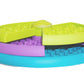 Three-Color Rotating Slow Feeder Bowl Interactive Dog Feeder for Medium and Large Dogs
