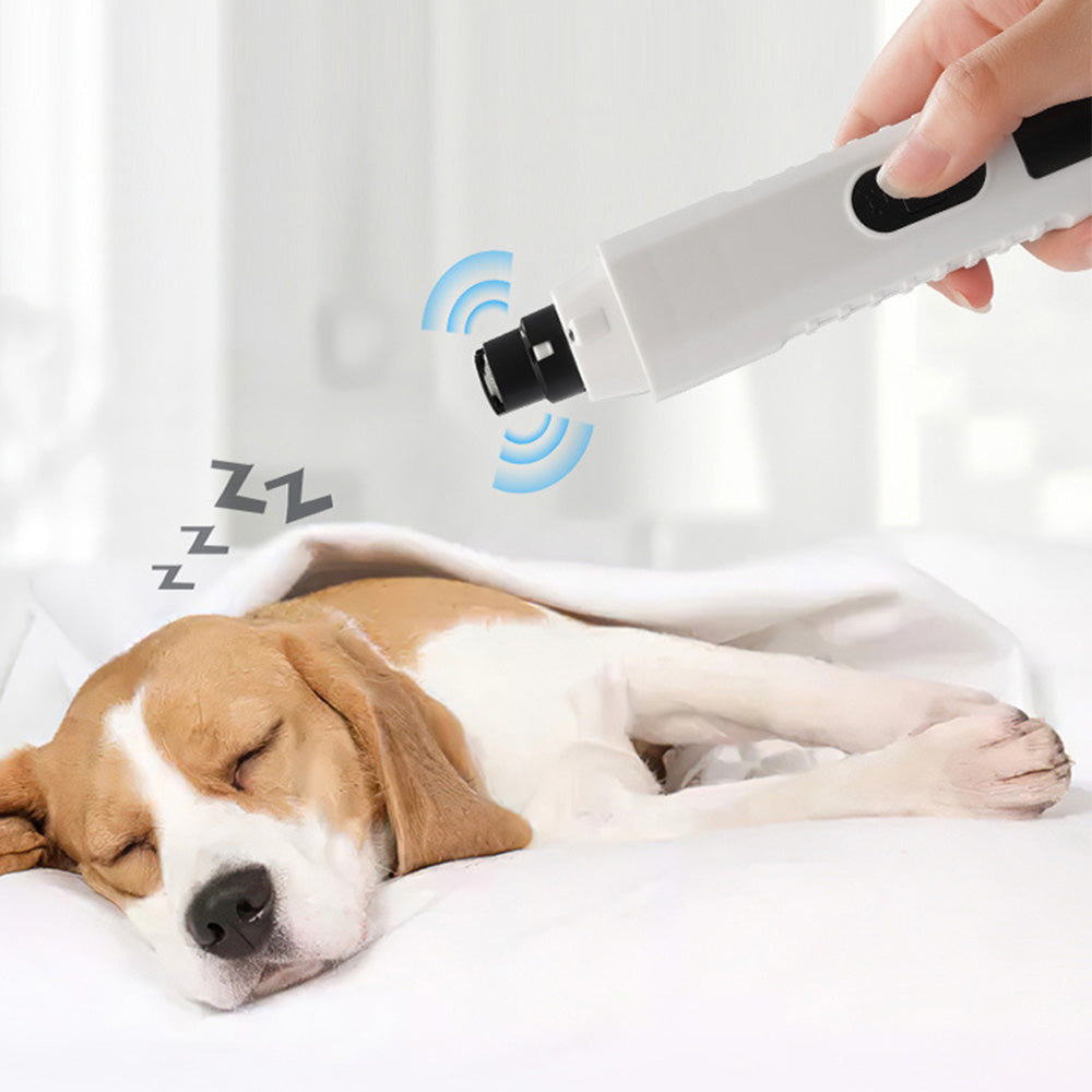 Electric Pet Nail Grinder for Dogs Cats with 5 Speeds LED Light
