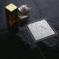 Square Shower Drain with Filter Detachable Stainless Steel Floor Drain for Bathroom Balcony