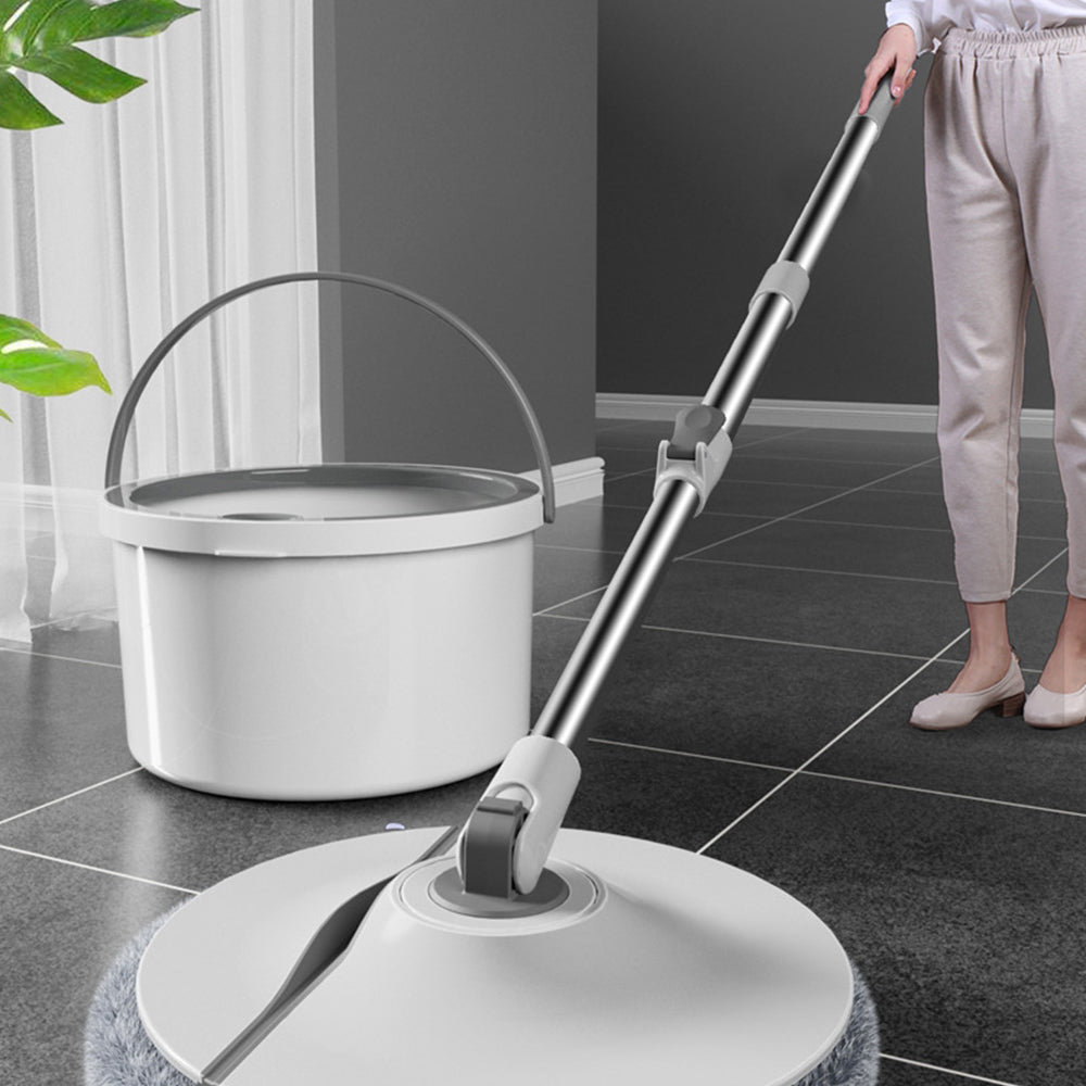 360 Degree Rotatable Mop Bucket Kit with 4 Mop Towels