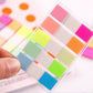 Colored Sticky Index Tabs Page Markers for Books Binders and Notebooks