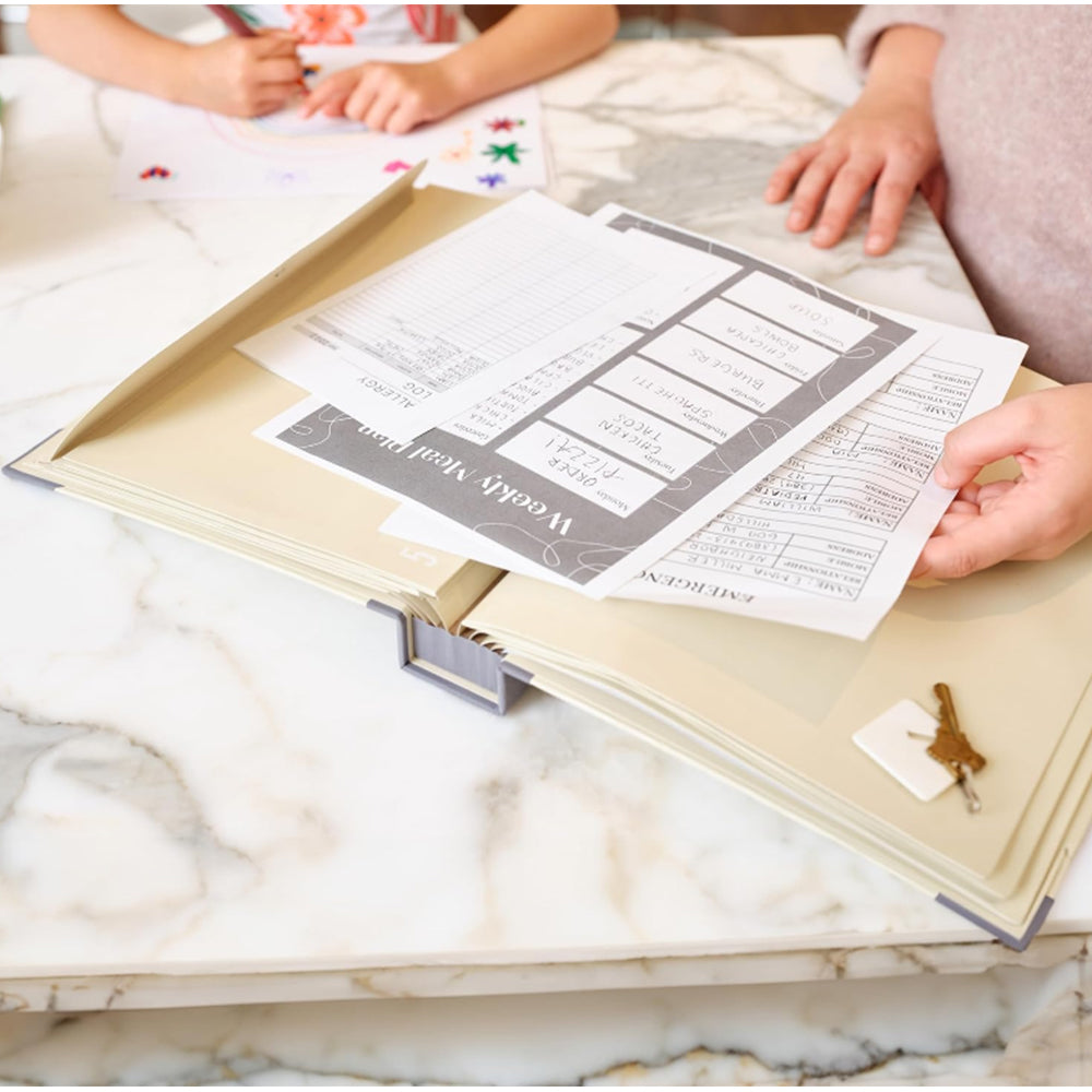 Anti-Missing Binder Folio Expanding File Folder