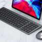 Wireless Bluetooth Keyboard Mouse Triple Modes Rechargeable For Tablet PC