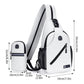 Travel Crossbody Chest Bag for Men and Women Adjustable Sling Backpack