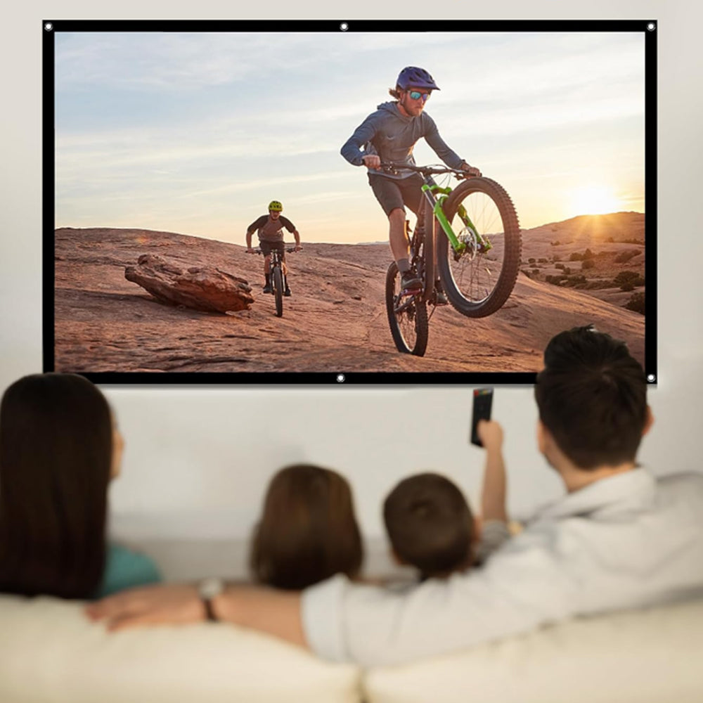 12 Inch 16:9 Portable Outdoor 3D Movie Foldable Projector Screen