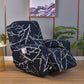 4 Pieces Set Printed Recliner Chair Cover