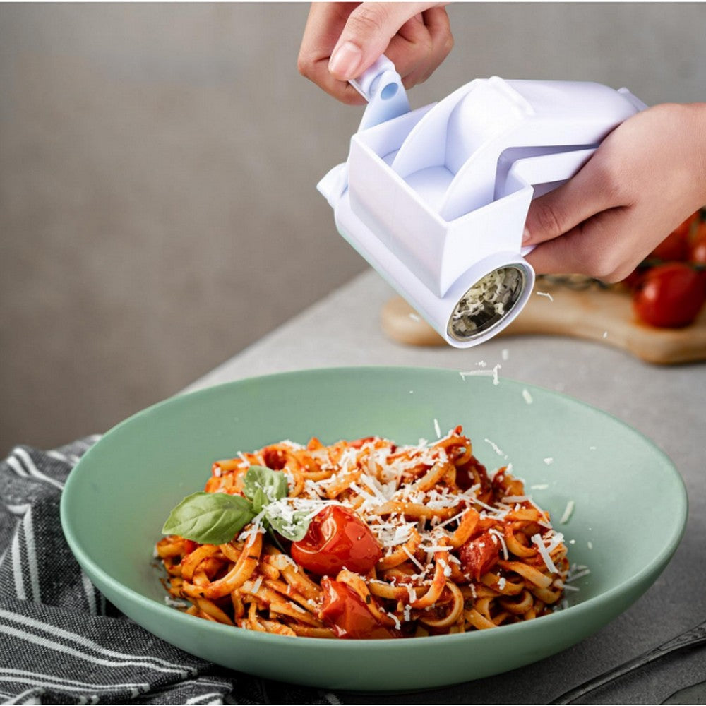 2Pcs Stainless Steel 3 in1 Rotary Handheld Cheese Cutter