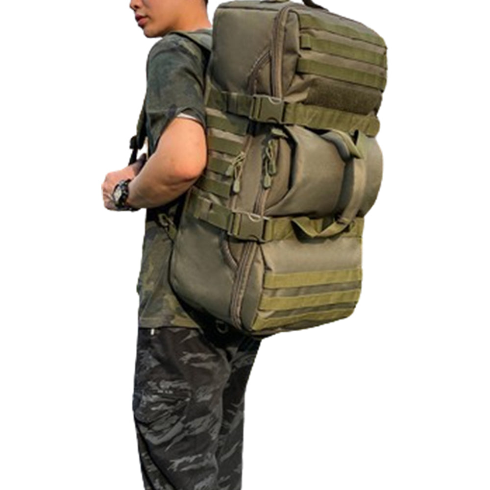 3-in-1 75L Military Tactical Backpack Duffle Bag