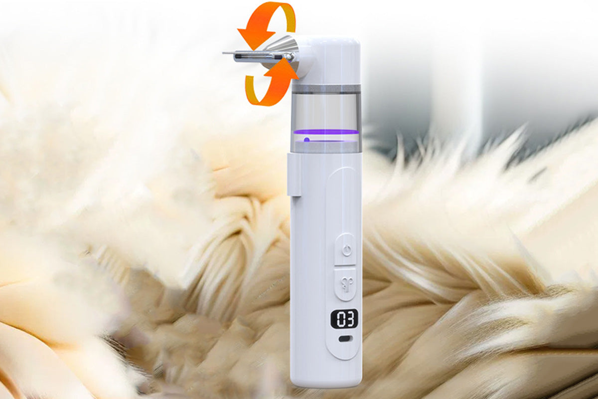 2-in-1 Electric Cordless Pet Flea Comb Grooming Vacuum