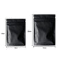 100 Pack Black Matte Aluminum Foil Food Storage Bags in 2 Sizes