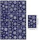 Christmas Window Clings Snowflakes Static Stickers Gold Silver for Holiday Decorations