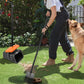 Pet Pooper Scooper Swivel Bin And Rake With Bag Attachment For Lawn Yard