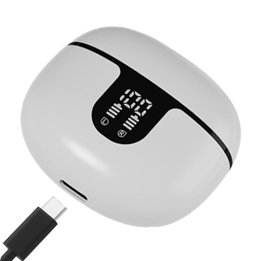 2Pcs Wireless Bluetooth Sport Headphones Touch Control with LED Display