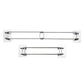 2Pcs Extendable RV Shower Corner Storage Bar