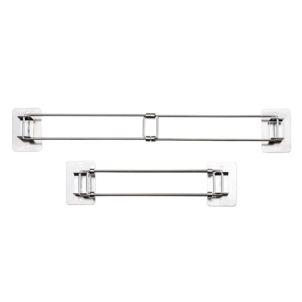 2Pcs Extendable RV Shower Corner Storage Bar