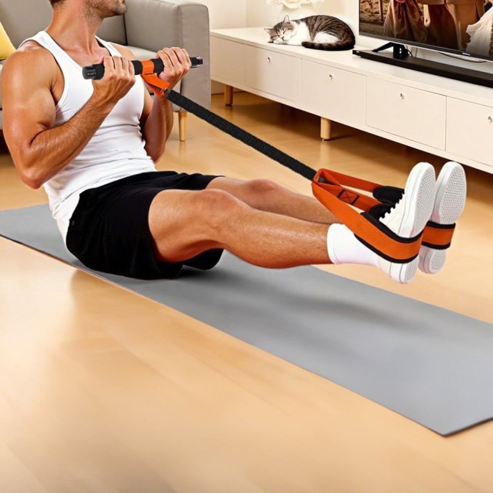 Pedal Resistance Band with Handle Home Exercise