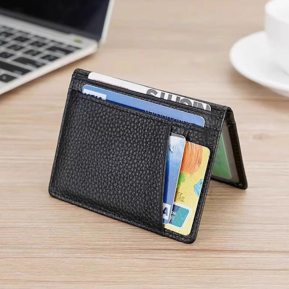 PU Leather Card Holder Slim Credit Card Organizer for Men Women