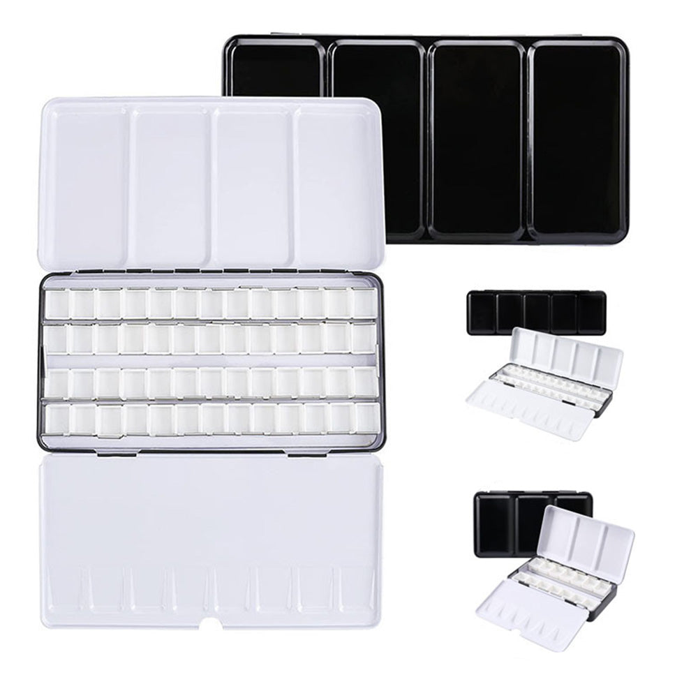 Empty Metal Palette Box Watercolour Travel Palettes