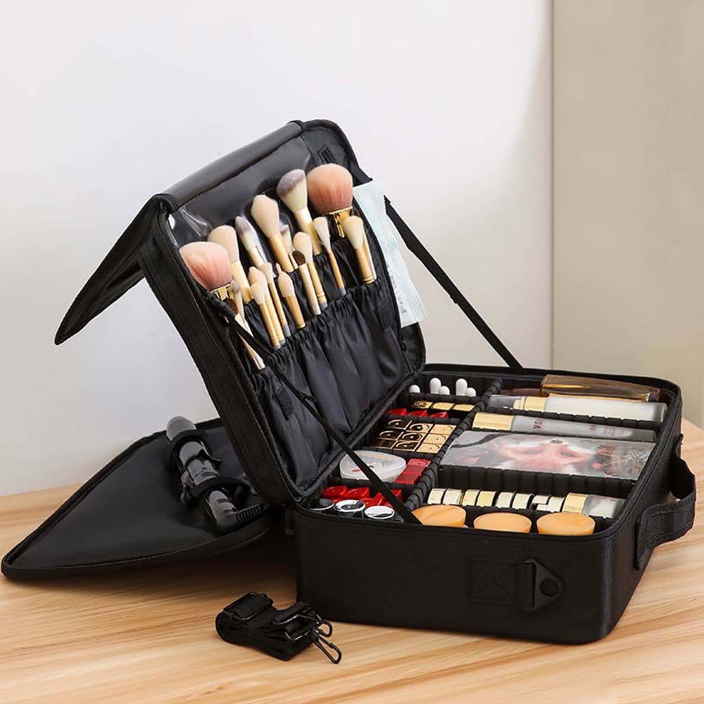 Cosmetic Bag Three-layer Large Capacity Makeup Bag Makeup Case