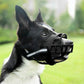 Breathable Rubber Dog Muzzle with Reflective Strap for Walking