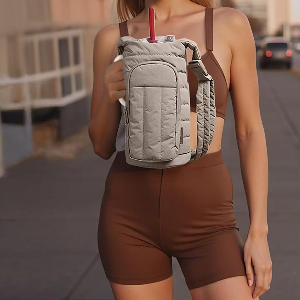 Water Bottle Holder Bag with Strap Crossbody Bag Gym Accessories