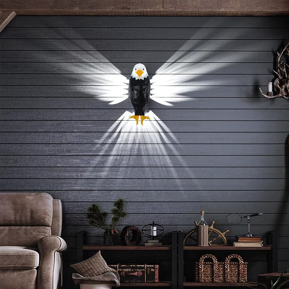 Bald Eagle Wall Light Wall Mounted Eagle Lamp Removable Charging Eagle Light