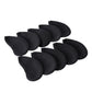 10Pcs Golf Club Iron Head Covers Protector Set for 3-9 A SW PW Clubs
