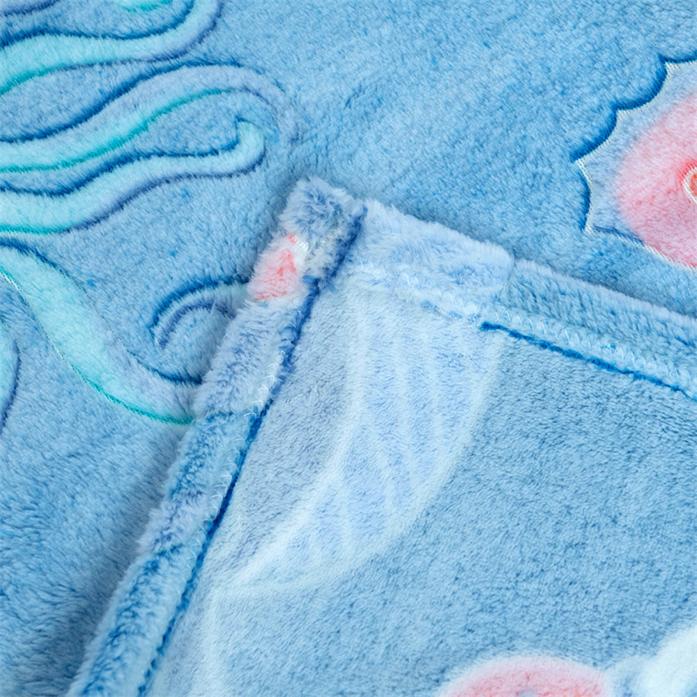 Glow in The Dark Throw Blanket Marine Life Luminous Blanket