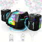 Rechargeable Bubble Machine with RGB Lights for Parties Weddings Events