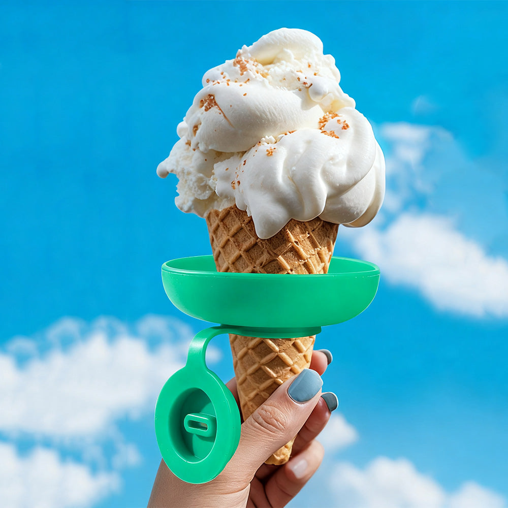 6Pcs No Drop Ice Cream Holders Popsicle Drip Catchers Popsicle Holders